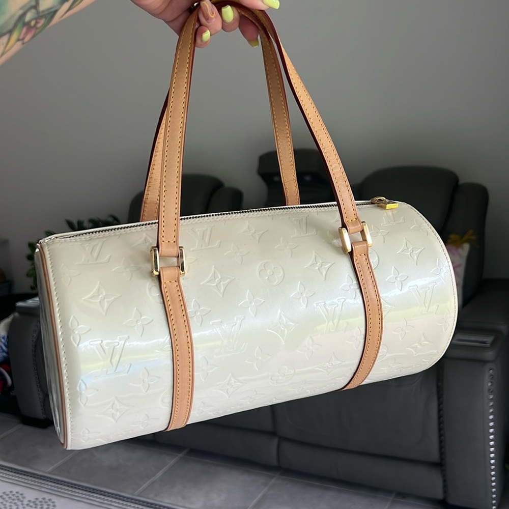 •SOLD• Louis Vuitton vintage Perle vernis Bedford leather handbag